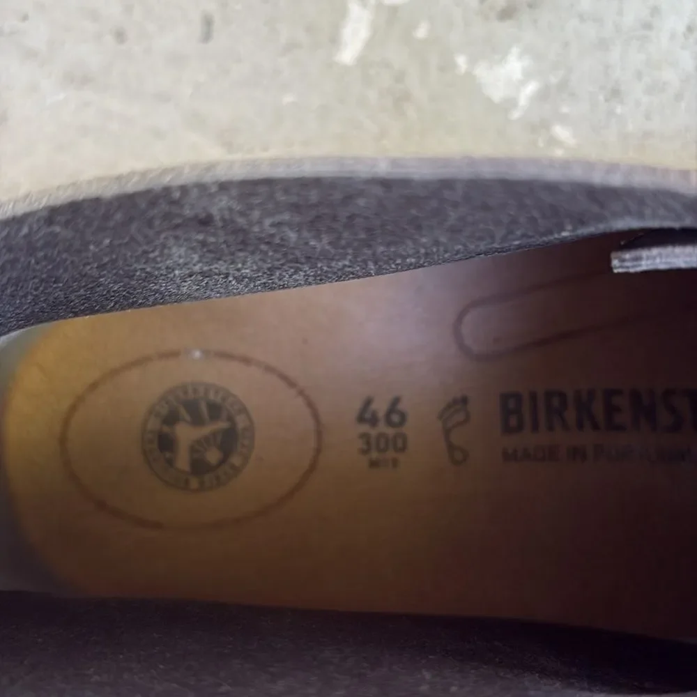 Birkenstock Milton, gray suede shoes/boots